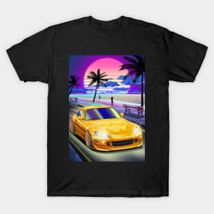 Honda S2000 Vaporwave T-Shirt